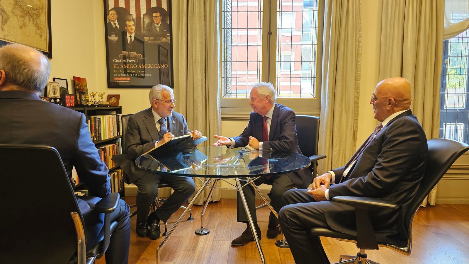 Dr. Al Rabeeah Meets with Director of Elcano Royal Institute…