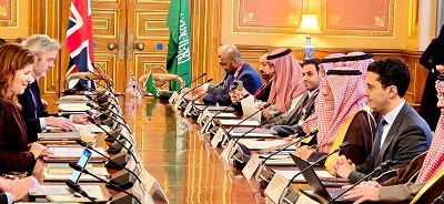 انعقاد الجلسة الافتتاحية لحوار المساعدات الإستراتيجي الثالث حول التنمية الدولية والمساعدات الإنسانية بين المملكة وبريطانيا